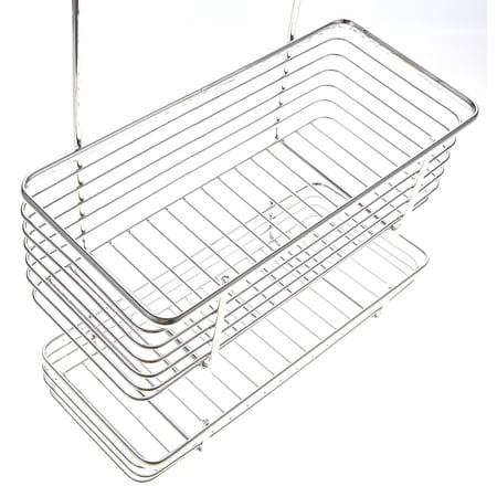 TechWonder 2-Tier Cabinet Storage Organizer - Chrome