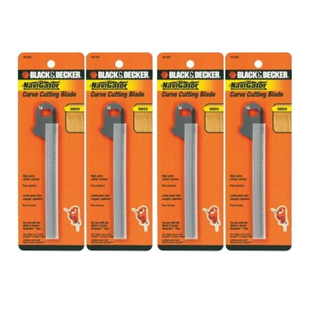 Black and Decker SC500 Handsaw Replacement (4 Pack) 74-592 Curved Cutting Saw Blade #