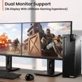 thumbnail image 4 of Restored Lenovo Windows 11 Pro Gaming Desktop PC, Intel Core i5-4570 6th Gen. 16GB Ram, 256GB SSD + 1TB HDD, NVIDIA Graphics GTX 1050 Ti DDR5, WiFi, RGB Keyboard & Mouse (Refurbished), 4 of 7