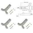 thumbnail image 3 of Decodeary 10Pcs Plastic Car T Bar Handle for Anderson Portable Fast Release Protective Replacement 50A Connector Tool Accessories, 3 of 6