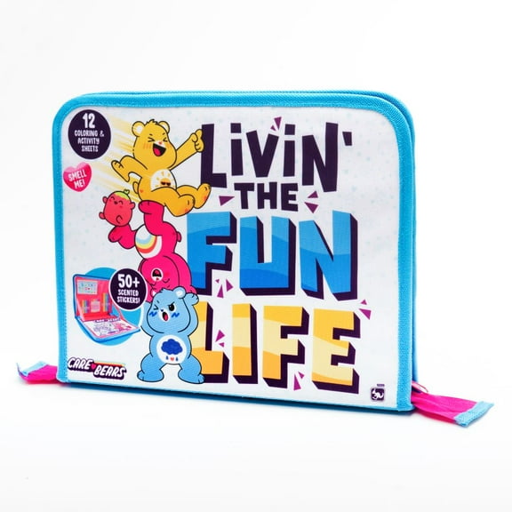 Care Bears Kids Drawing Kit, Travel Activity Set, Children's Lap Desk, Coloring Kit - Scented Markers, Crayons, Stickers, Sketch Pad - Creative Art Supplies for Kids Ages 3 , Great Gift for Christmas