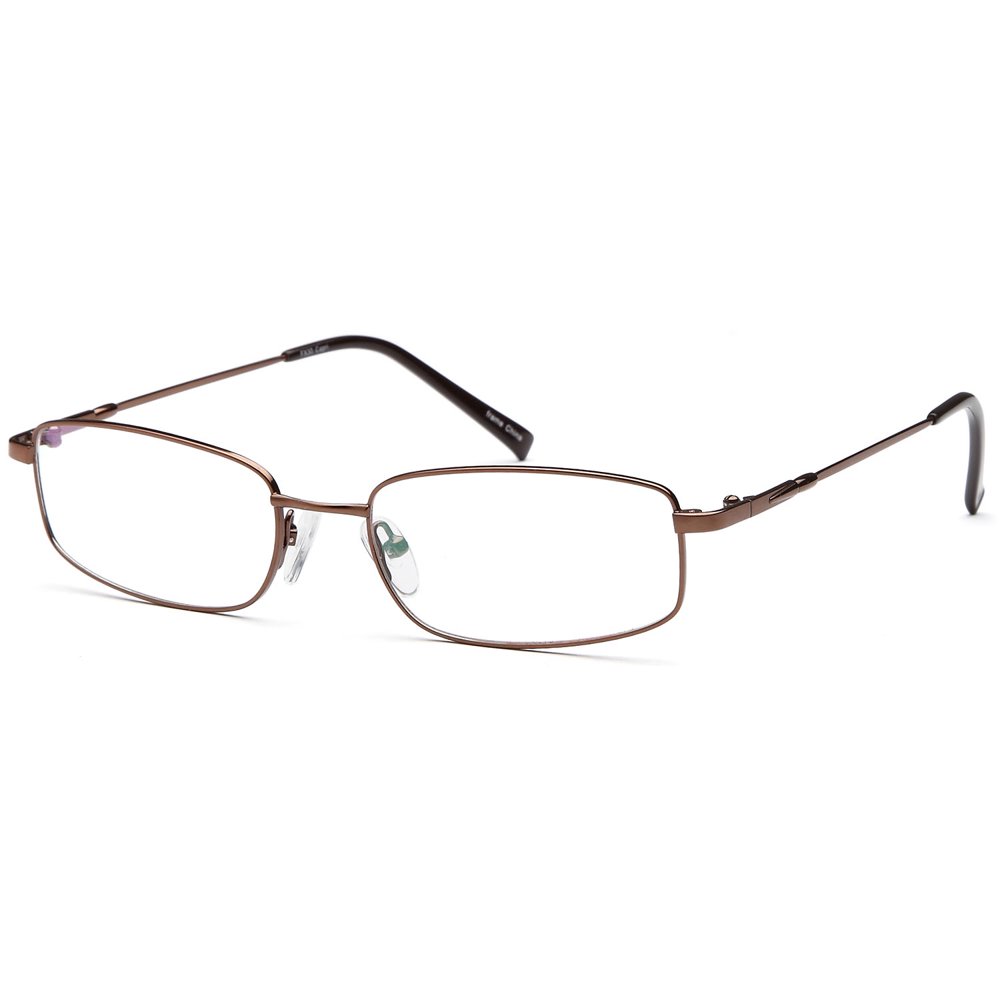 Men's Eyeglasses 54 18 140 Coffee Metal