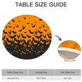 thumbnail image 6 of Orange Halloween Bats Round Fitted Tablecloth with Elastic Edge,Dining Table Cover Waterproof,Outdoor Round Tablecloth for Camping,Dining,Indoor and Outdoor, 6 of 7