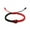 Black, variant on National Style Lucky Red Black String Bracelet Lovers Handmade Braided Concentric Knot Charm for Women Men Jewelry Gift