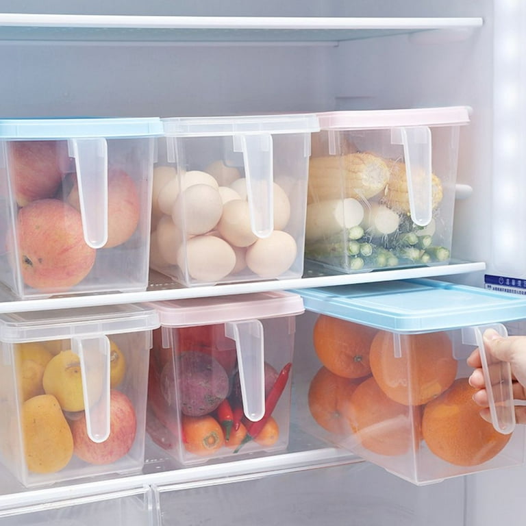 Refrigerator Storage Box, Transparent Fresh-keeping Box