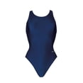 thumbnail image 2 of Women's Dolfin Ocean Performance Back Solid One-Piece Swimsuit Color: Navy Size: 38 COMP, 2 of 3