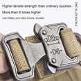 thumbnail image 3 of Collar Militar Táctico para Perros, Ajustable de Nylon con Hebilla de Metal Resistente, Mango de Control y D-Ring, Parche, para Perros Medianos y Grandes, E-L (45-55cm), Rosa, Sólido, 3 of 3