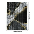 thumbnail image 3 of Latrodar Geometric Digital Printed Shower Curtain Thickened Bathroom Curtain Safe&Non-Toxic ttern Shower Curtain Black Home Essentials, 3 of 5