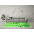 thumbnail image 3 of Ahgly Company Indoor Rectangle Abstract Green Modern Area Rugs, 2' x 5', 3 of 4