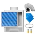 thumbnail image 2 of 3-in-1 Indoor Dryer Vent Kit,Premium ABS Material with Water Drawer Fits 4 inch Exhaust Port, Smart Overheating Reminder Exhaust Hood & with 4 Purification Pads,For Electric Clothes Dryers, 2 of 13