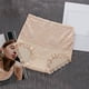 thumbnail image 2 of Gibobby Pantaleta Corte Frances de Algodón Ropa interior de encaje para mujer, talla grande, cintura alta, algodón, cubierta completa(Beige,G), 2 of 4