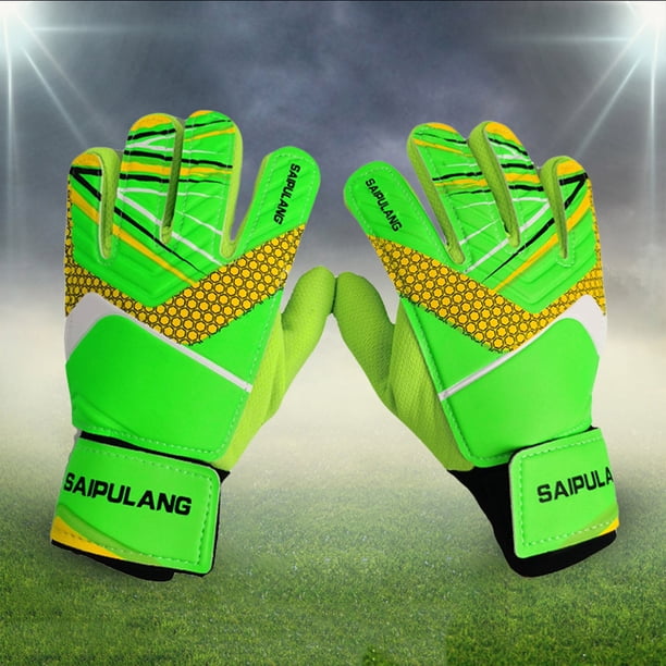 Guantes de portero para niños Anticolisión PU Antideslizante Dedo completo Accesorios deportivos
