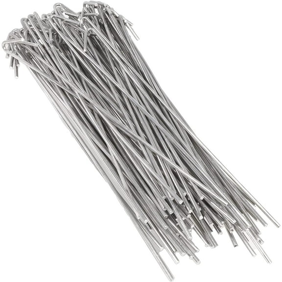 12 1/2" Aluminum Fence Ties for Chain Link Fence 9 Gauge (Bag of 100) Fits 4" Posts