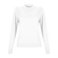 thumbnail image 4 of Bibifish Womens Sweaters Solid Color Casual Long Sleeve Crew Neck Pullover Sweaters Loose Fit Basic Classic Knitted Pullover Ssweaters, 4 of 7