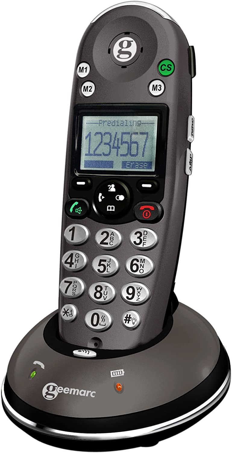 Téléphone sans fil senior DECT duo senior (+50dB) Amplidect 595 - Auriseo