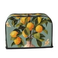 thumbnail image 2 of Yiaed Retro Warm Lemon Flower Print Two Slice Bread Machine Cover, Universal Size Kitchen Appliance Cover for Bread Machine,Bread Machine Cover, 2 of 7