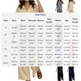 thumbnail image 4 of Feancey Vacation Outfits for Women 2 Piece Set Linen Short Sleeve Laplel V Neck Top and Elastic Waist Pant Lounge Sets Solid Color Loose Travel Outfit with Pockets Dark Gray XL, 4 of 10