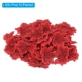 thumbnail image 3 of Uxcell Artificial Leaves Fall Maple Autumn Fake Leaf Decoration, Red 500 Pack, 3 of 5