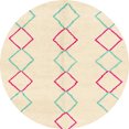 thumbnail image 1 of Ahgly Company Indoor Round Abstract Pale Gold Oriental Area Rugs, 8' Round, 1 of 6