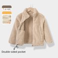thumbnail image 4 of Hessimy Toddler Boys Girls Spring Summer 2Pcs Long Sleeve Pullover Sweatshirt Tops Soft Sweatpants Sweatsuit 3M-12T(Khaki,18-24 Months), 4 of 7