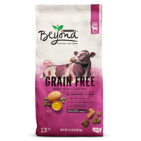 - Purina Beyond Grain Free Beef & Egg Recipe Adult Dry Dog Food - 13 lb. Bag