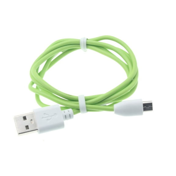 3ft USB Cable for Galaxy J7/J5/J3/J2/J1 - MicroUSB Charger Cord Power Wire Sync Fast Charge Green G5V Compatible With Samsung Galaxy J7/J5/J3/J2/J1