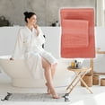 thumbnail image 6 of Unique Bargains 3 Pcs Cotton Bath Towel Plain Soft Absorbent Cotton Red, 6 of 7