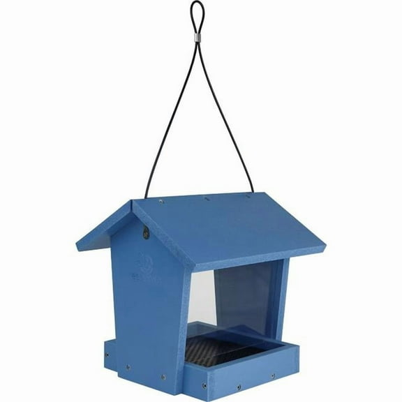 Natures Way RPFH1 2.15 qt. Eco-Cycle Banquet Hopper Bird Feeder - Blue - Case of 2
