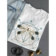 thumbnail image 3 of Dragonfly Graph T-Shirt Women -Smartprints Designs, Female 5X-Large, 3 of 4