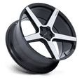 thumbnail image 2 of 22x9 Niche NC283 Modena Gloss Black W/ Machined Face Wheel 5x112 (15mm), 2 of 3