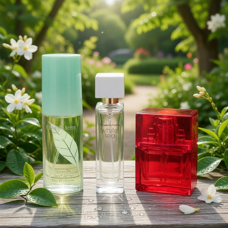 Elizabeth Arden 3pk Gift Set with Red Door, Green Tea and White