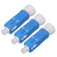 thumbnail image 3 of Uadme Conector De Fibra óptica, 3 Adaptadores De Conector De Fibra óptica SC Macho A FC Hembra Convertidor De Modo único para Medidor De Potencia óptica, Transmisión De Baja Pérdida, 3 of 7