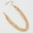 thumbnail image 3 of Femmes Ankinette MultiLouche Mode - Faux Perle Chain Chain Bracelet Bijoux à pied, 3 of 10