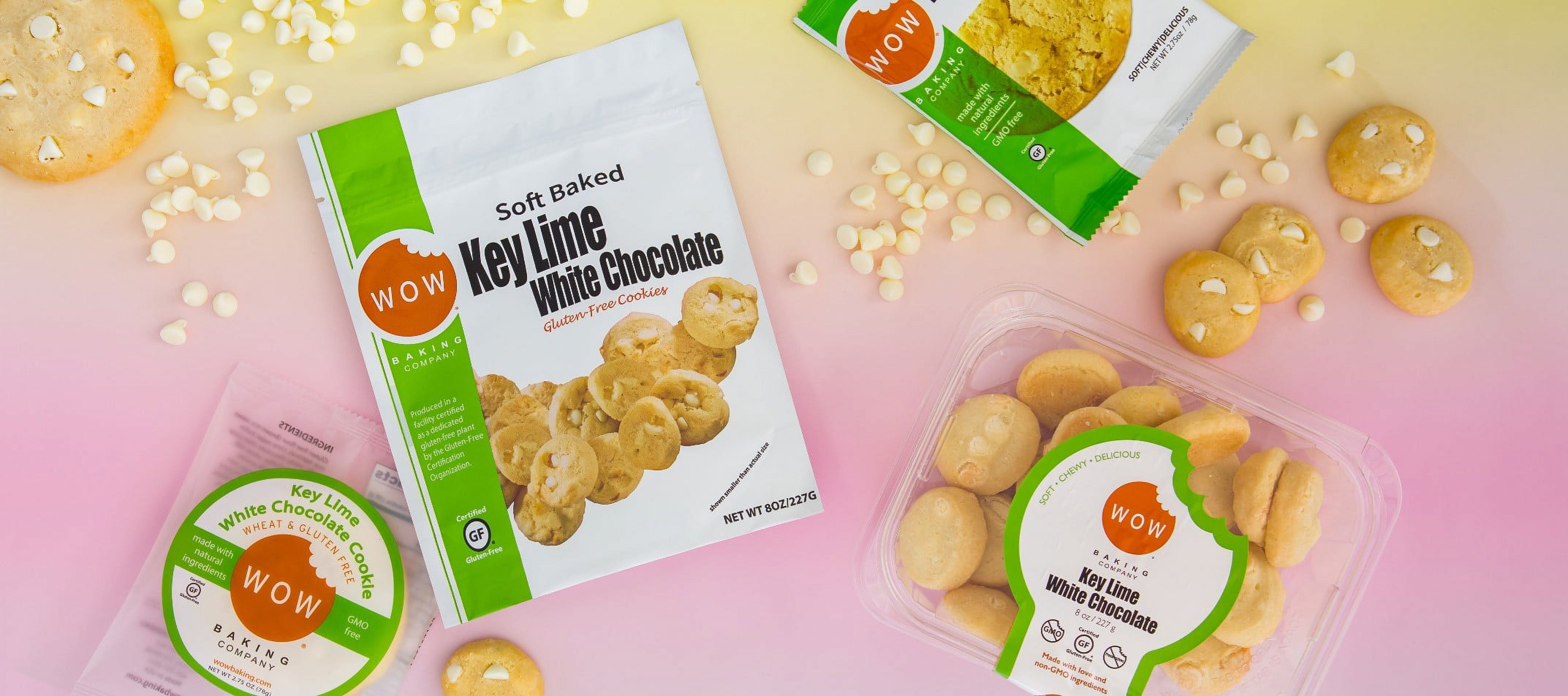 Wow Baking Company Cookies, Key Lime White Chocolate, 8 Oz