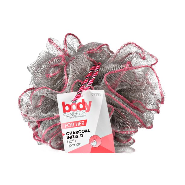 Body Benefits by Body Image® For Her Charcoal Infused Bath Loofah