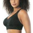 thumbnail image 4 of PARFAIT Women's Adriana Wire-Free Lace Bralette - Black - 38J, 4 of 6