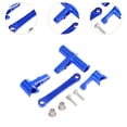 thumbnail image 6 of guohui RC Car Steering Assembly Metal Upgrade Kit for Wltoys 1/10 104009 1/12 12401 Blue, 6 of 9