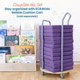 thumbnail image 5 of ECR4Kids SoftZone Square Floor Cushions with Handle, Flexible Seating, Purple, 6-Piece, 5 of 9