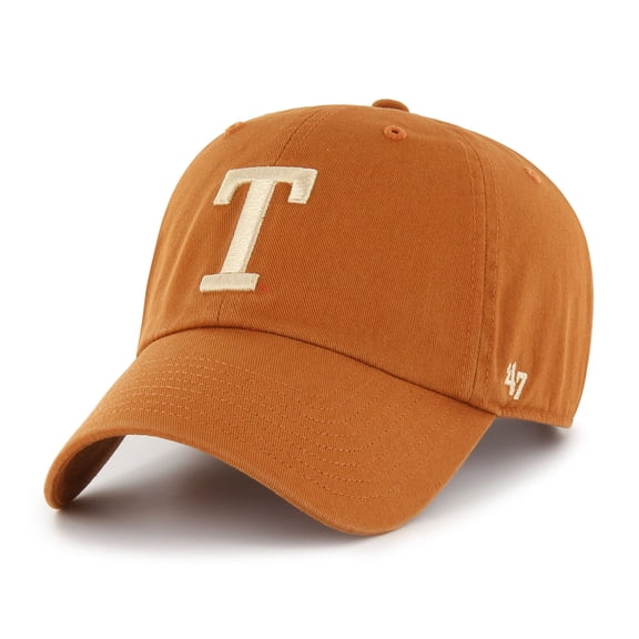 Men's '47  Texas Orange Texas Longhorns College Vault Clean Up Adjustable Hat