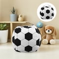 thumbnail image 4 of GOOHOCHY Bolsa de almacenamiento creativa con diseño de pelota de fútbol para guardar peluches, 4 of 8