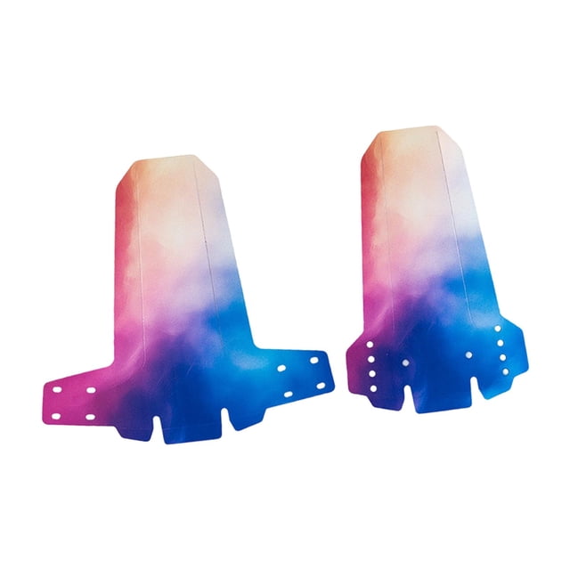 koolsoo Bicycle Mudguard Easy to Install Components Fittings for Bike Cycling Riding Blue Red