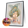 thumbnail image 2 of Kit de pintura de diamante 5D DIY para niña, taladro redondo completo, decoración del hogar, artesanía (4) Hugtrwg Para estrenar, 2 of 9