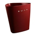 thumbnail image 2 of Cubo de basura moderno, creativo, resistente, ligero, para el hogar, con parte superior abierta Rojo, 2 of 7