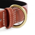 thumbnail image 2 of Pet Artist Leather Personalized Dog Collars Reflective Custom ID Name Tag Collar for Large Dogs, 2 of 18