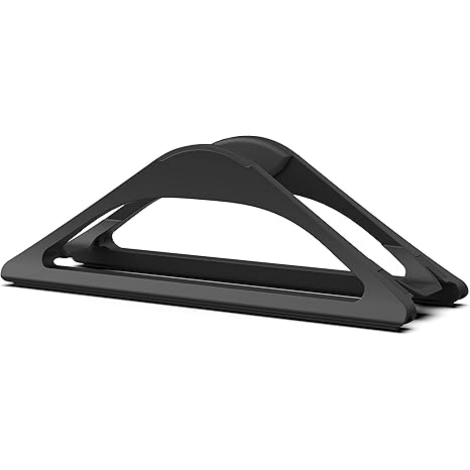 Vertical Laptop Stand for Desks in Matte Black, Upright Adjustable Holder to Dock  and Other Laptops to Organize Work & Home Office, Automatic Grip