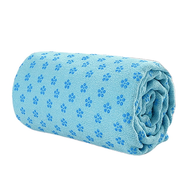 Toalla de pilates mantas de yoga plegables transpirables para deportes al aire libre (azul claro) Ndcxsfigh Para Estrenar