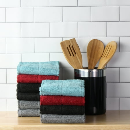 - Mainstays 10 Pack Terry Kitchen Towel in Solid Colors