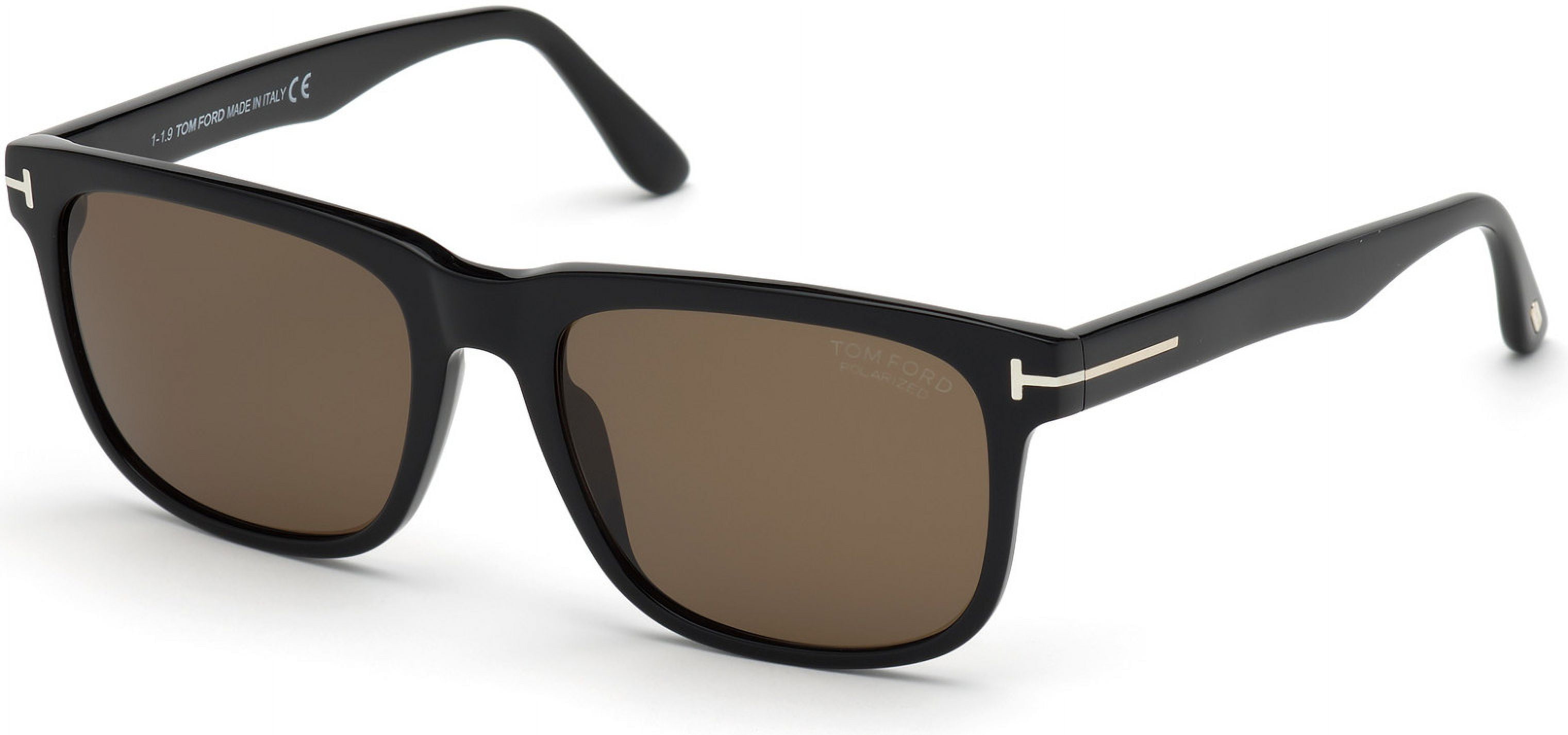 Tom Ford Stephenson Polarized Brown Square Men's Sunglasses FT0775 01H 56