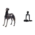 thumbnail image 5 of Dualoai Thinker Resin Animal Figurine Abstract Sculpture Home Decor Table Centerpiece Desk Figure Living Room Hotel Christmas Decorative Simple Tabletop Ornament Cabinet Bedroom Bookshelf, 5 of 8