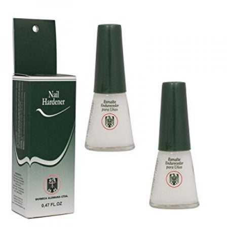 2 Bottles Quimica Alemana Nail Hardener Strengthener Polish Treatment 0.47